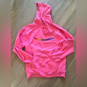 💖🌈 Dream Merch Rainbow Smiley Face Hoodie Medium Coral Pink YouTuber